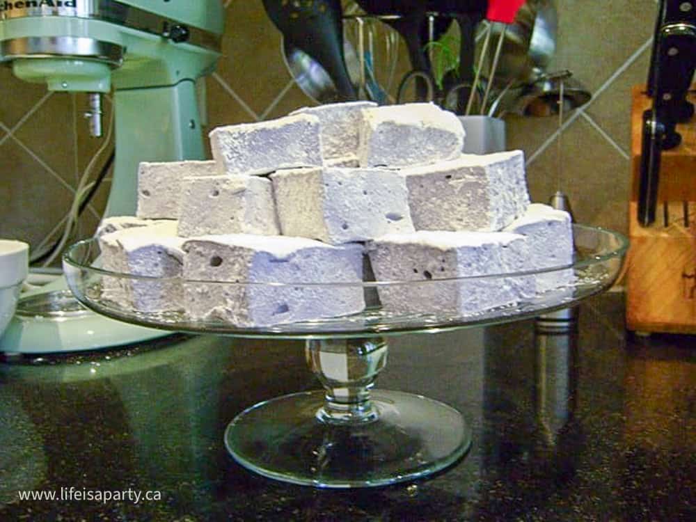 purple marshmallows