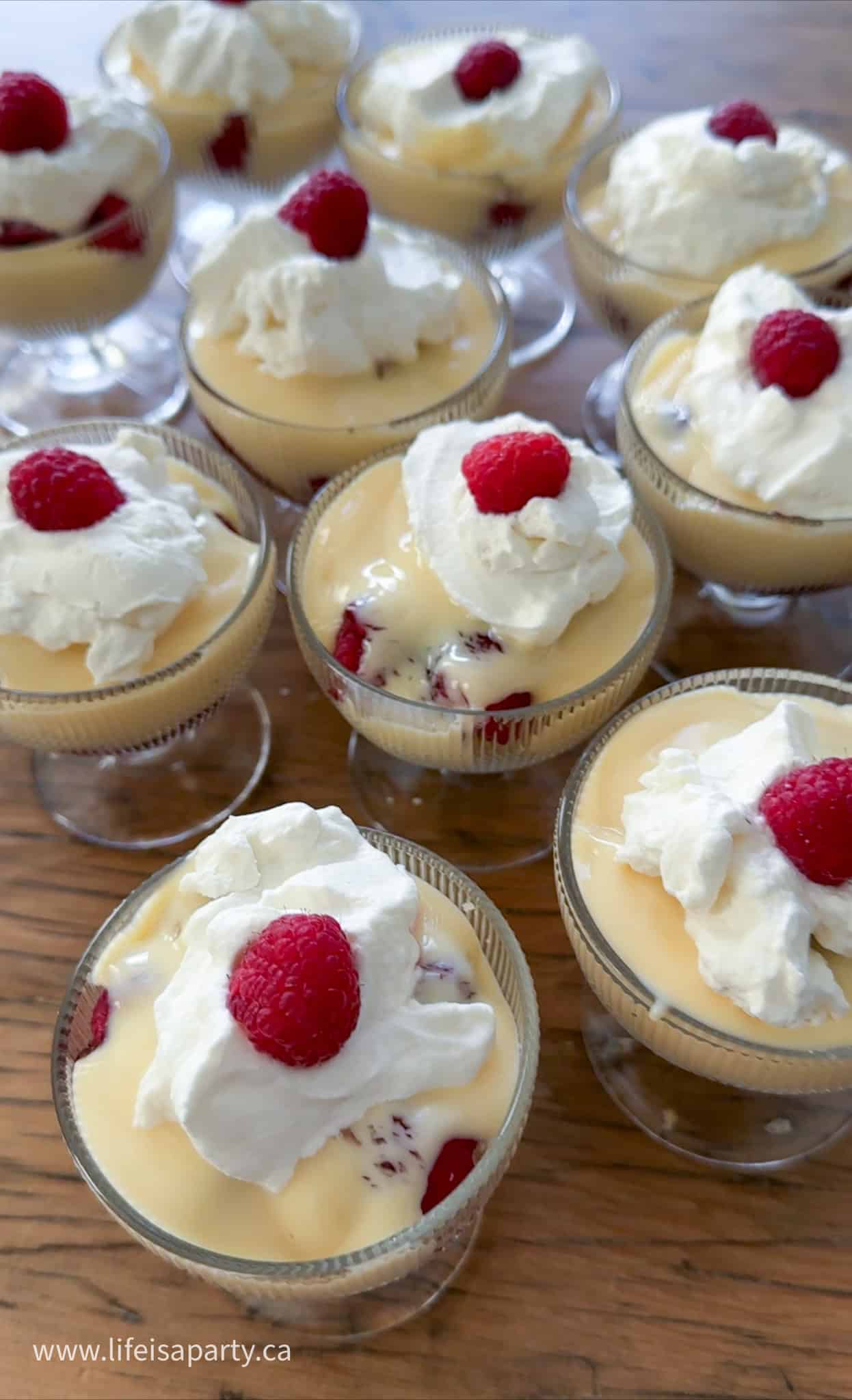 mini individual trifles recipe