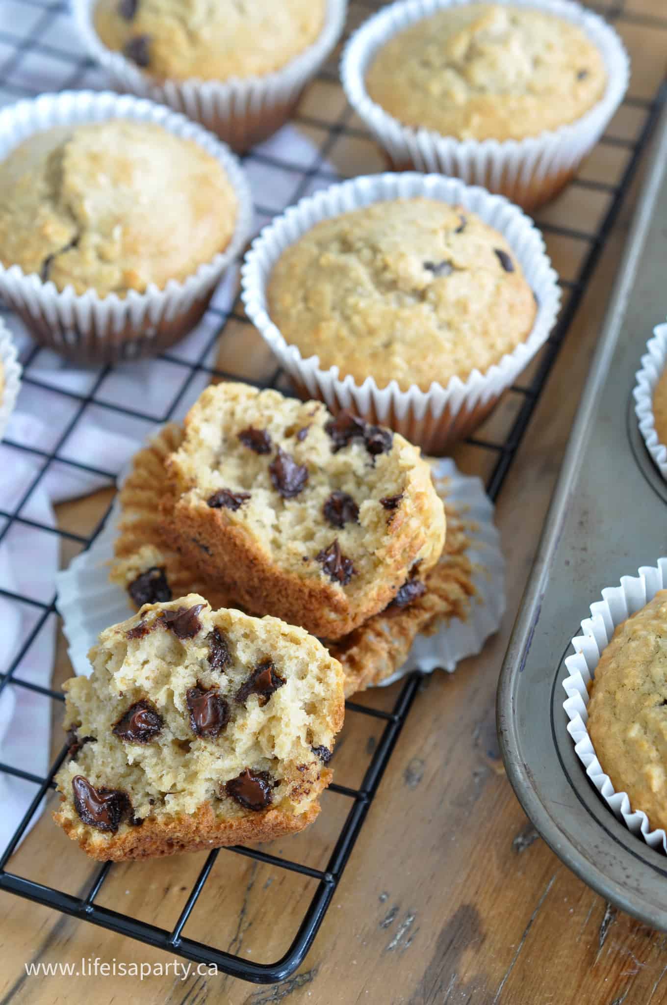 how to make oatmeal and chocolate chip muffins