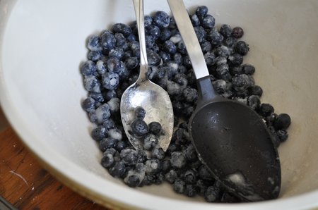 blueberries for pie.