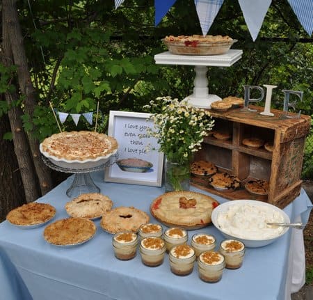 pie stand.