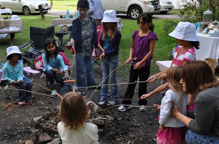 camp themed birthday party