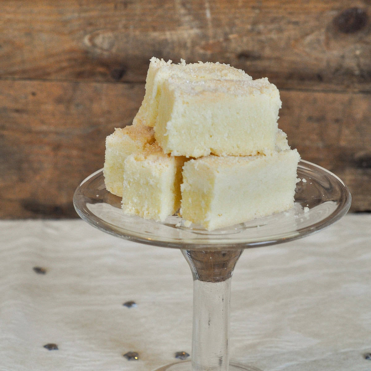 Classic shortbread cookie bars.