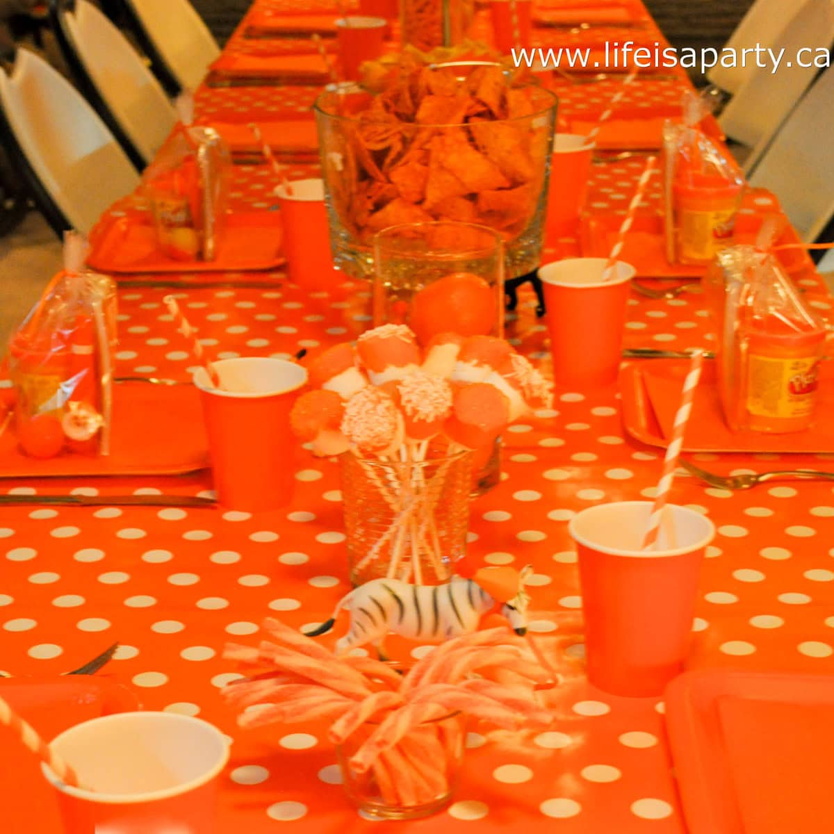 Orange theme party.