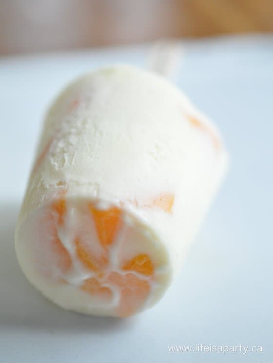 peaches and cream pudding pops