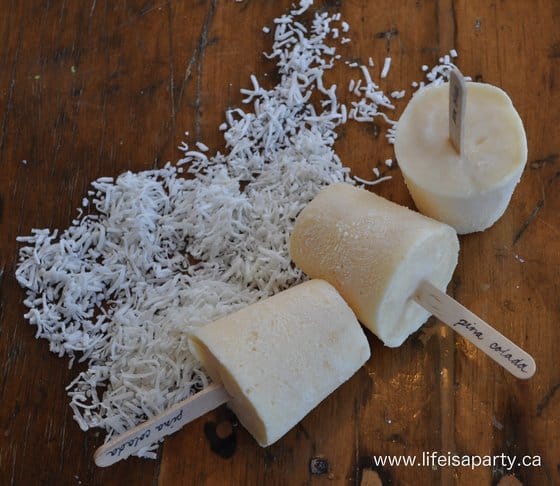 pina colada pudding pops