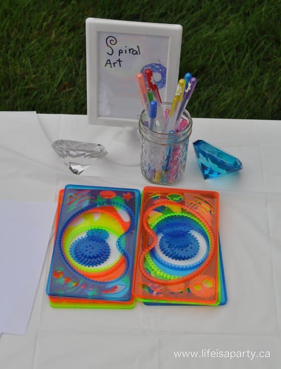 spiral art station.