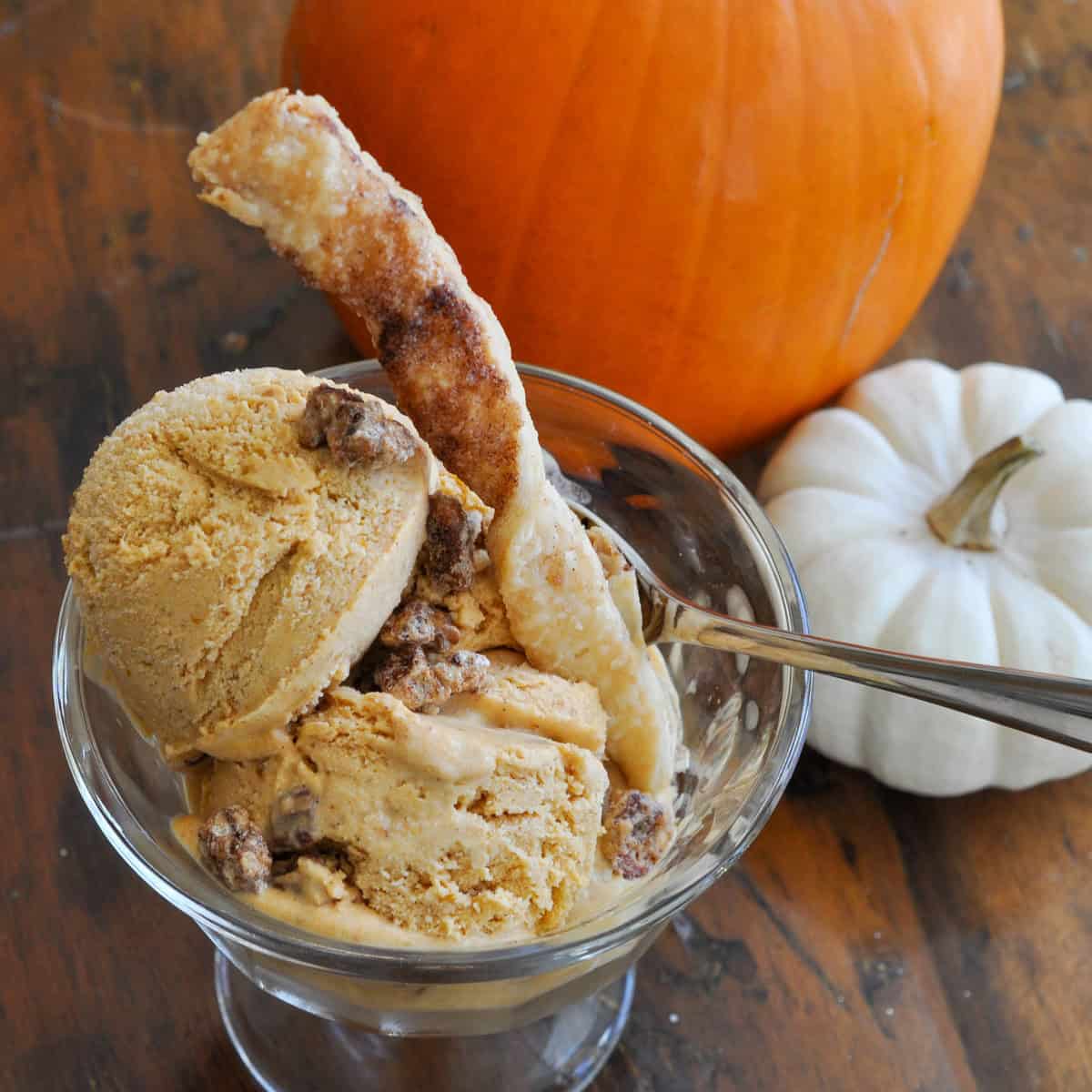 Pumpkin pie ice cream recipe.