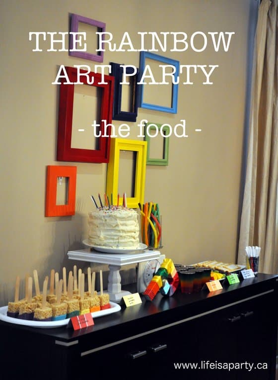 art party food.