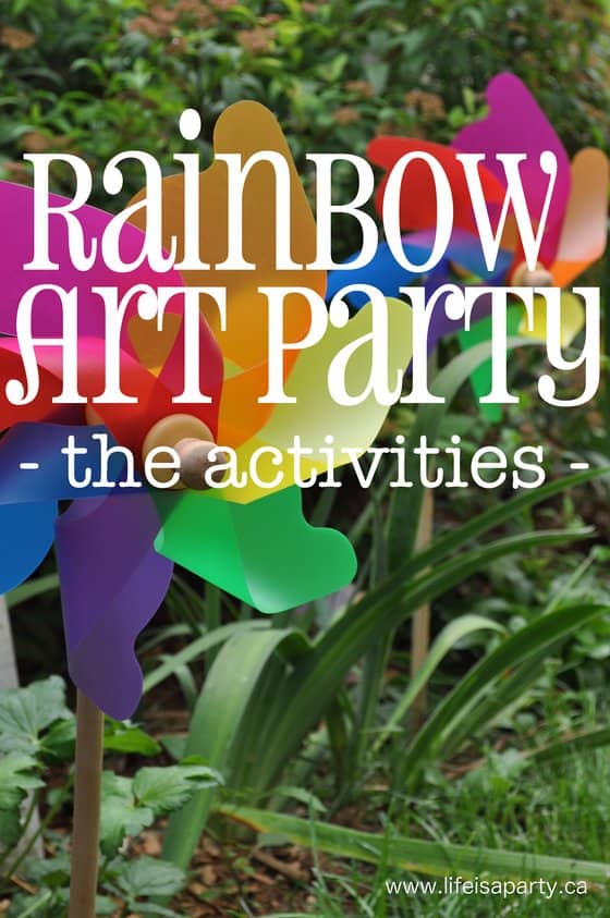 rainbow party activities.