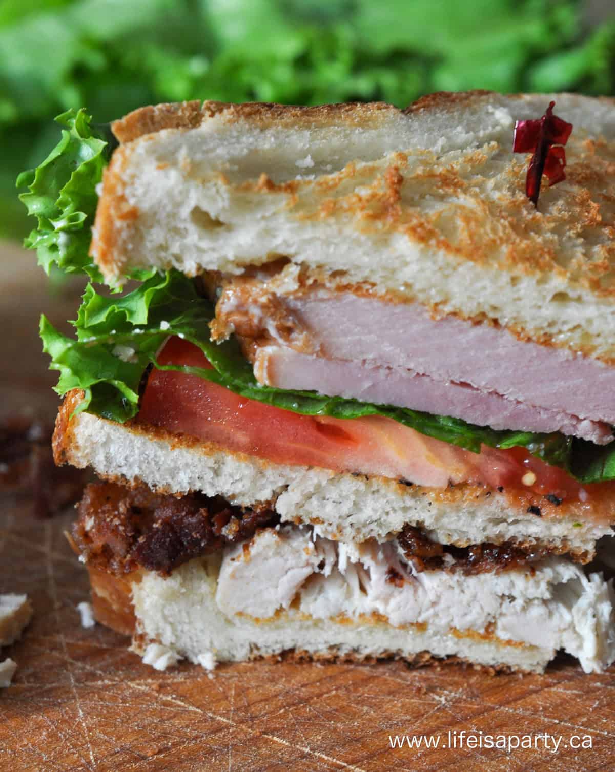 How to make the perfect clubhouse sandwich.