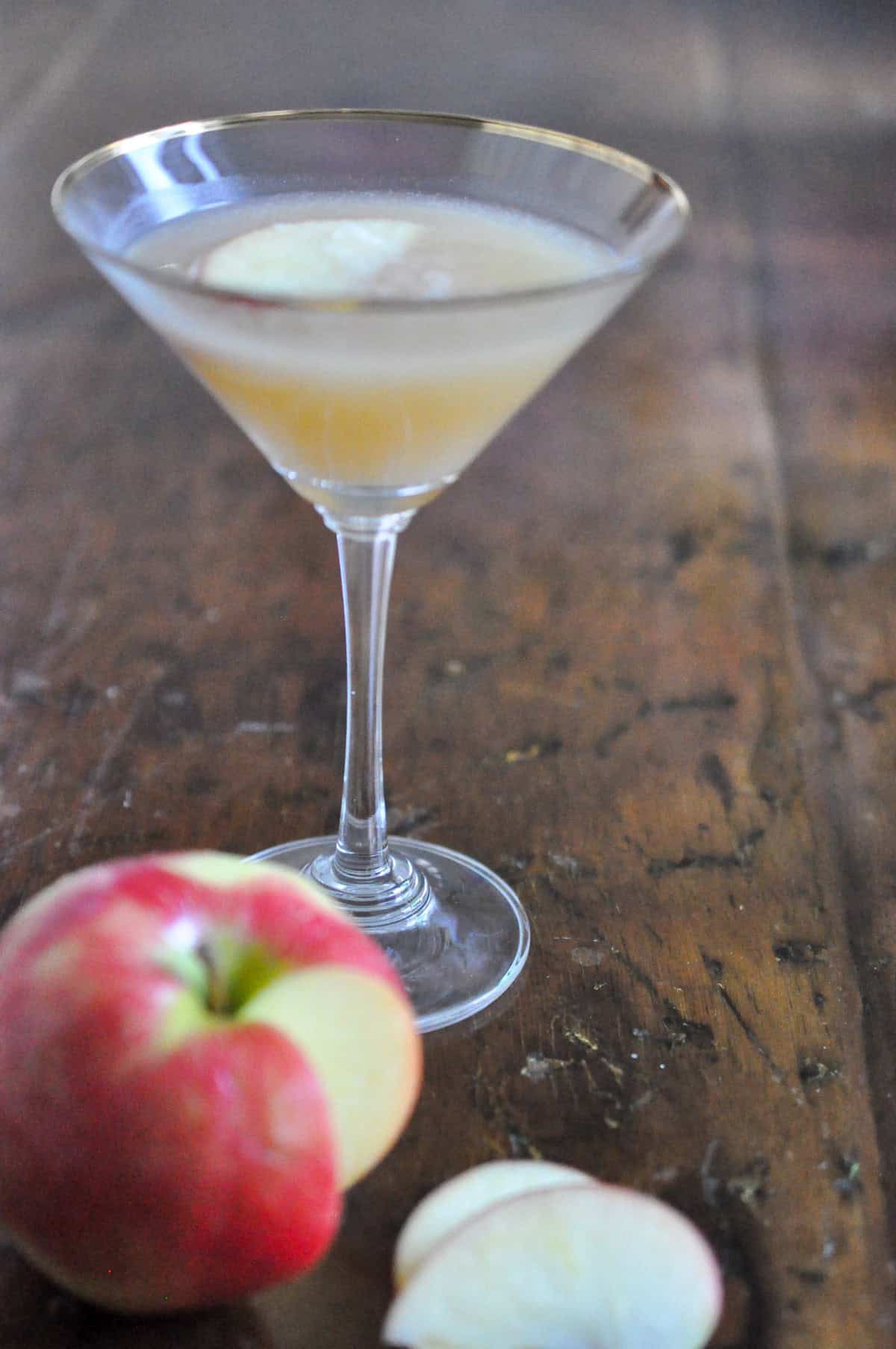 How to make a caramel apple martini.