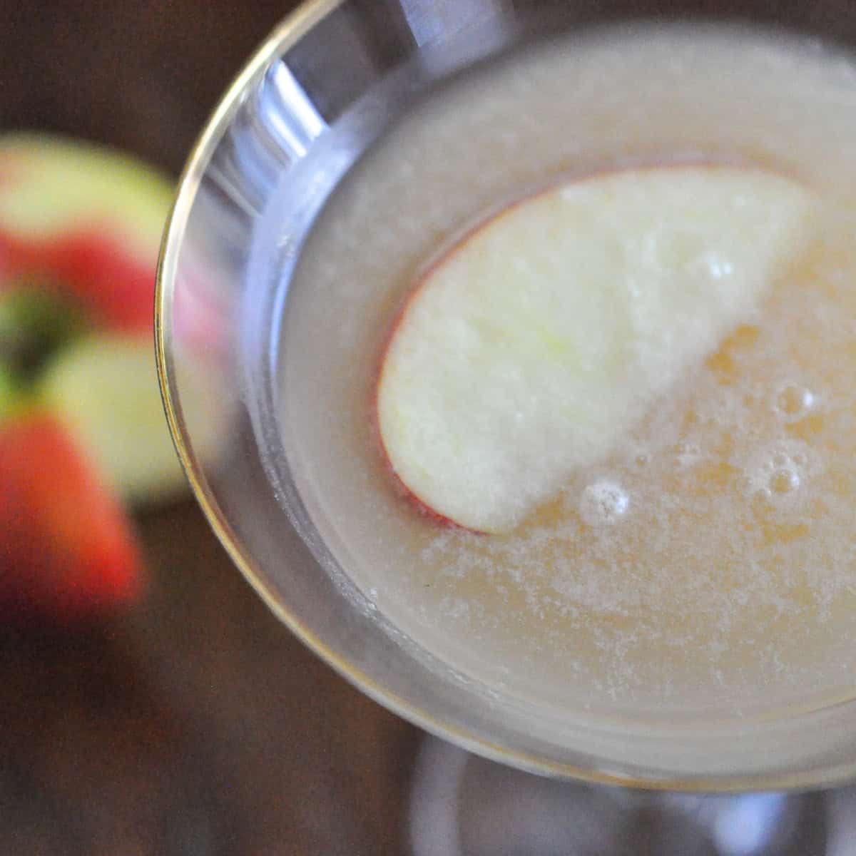 How to make a caramel apple martini.