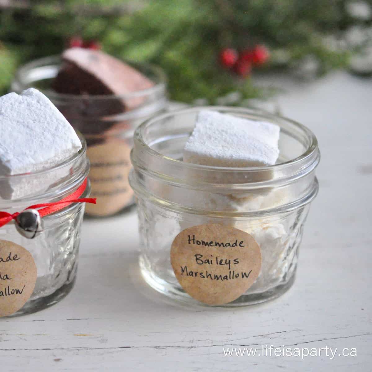 Homemade Bailey's marshmallows recipe.