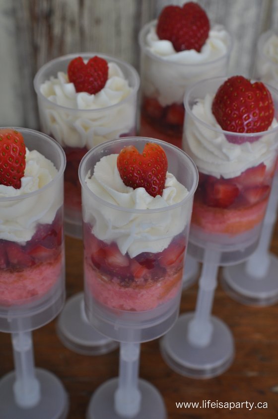 Strawberry Shortcake Push Pops - Life is a Party