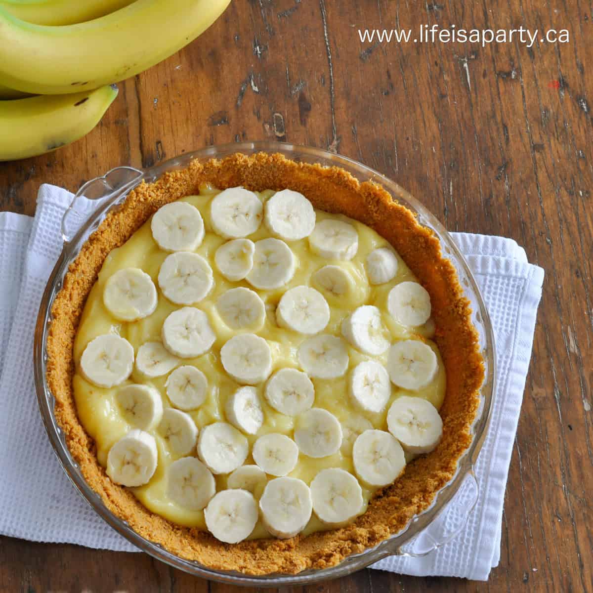 Easy banana cream pie.