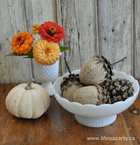 20 Fall Project Ideas: great diy's, projects, and recipes for fall.