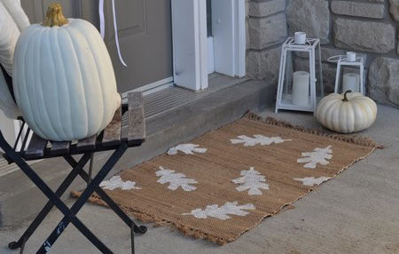 diy fall doormat