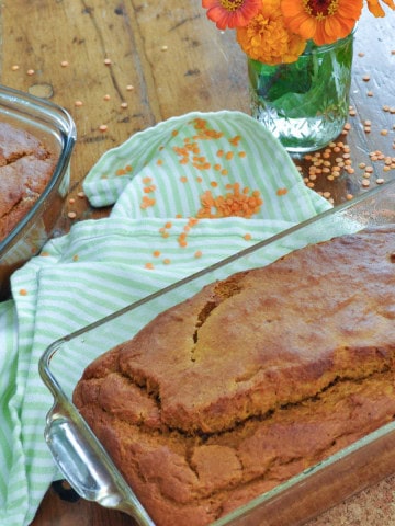 Pumpkin ginger loaf recipe.