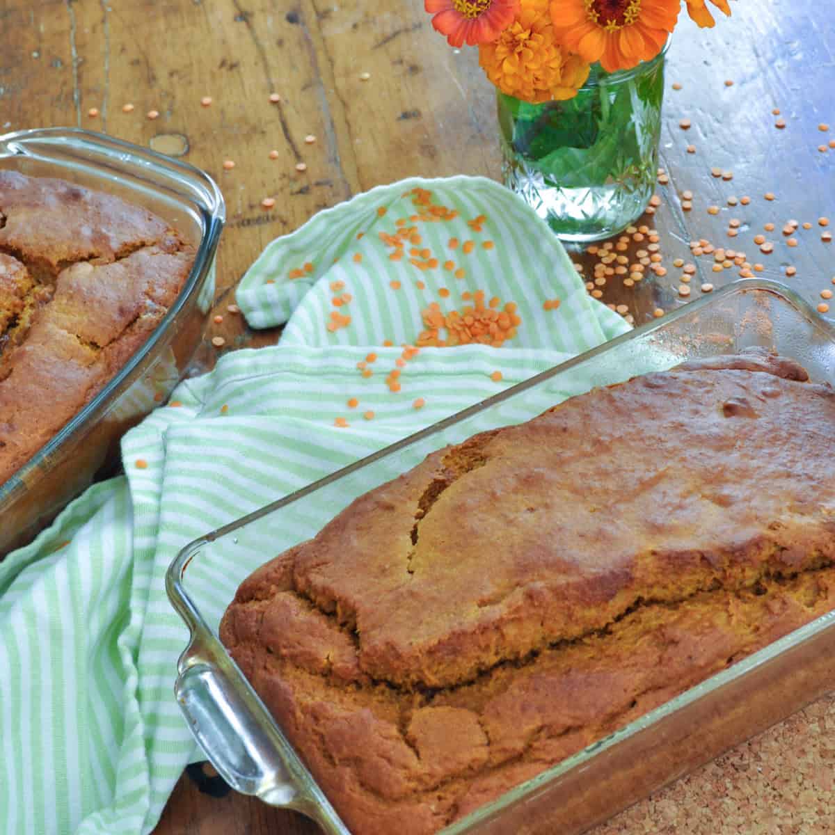 Pumpkin ginger loaf recipe.