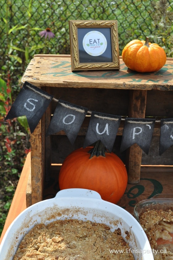 Soup's On -Fall Soup Party - Life is a Party