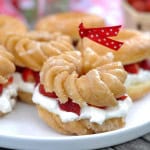 Easy donut strawberry shortcake.