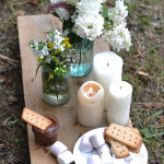 S'mores Fondue Dip -an easy recipe for indoor s'mores with fondue dip. Serve warm with graham cracker and marshmallow dippers.