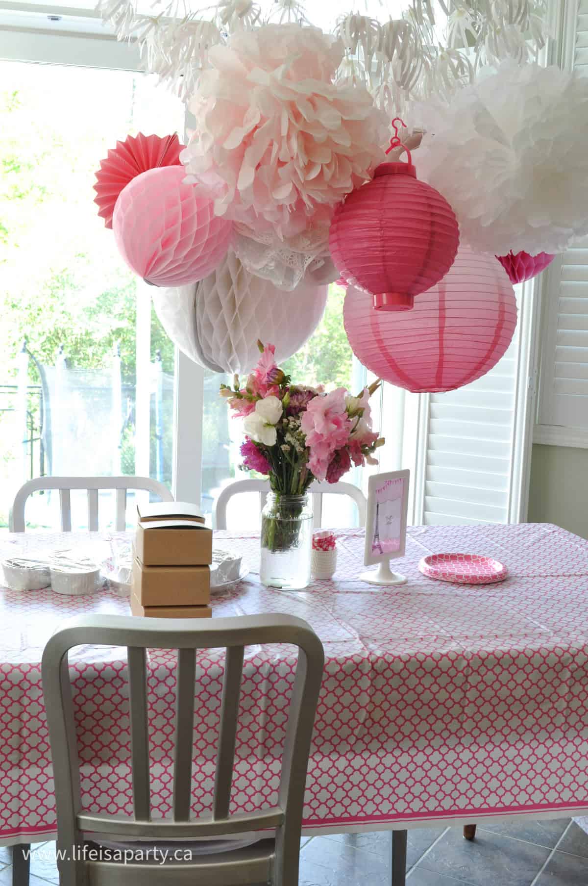 Paris themed birthday party activities and games.