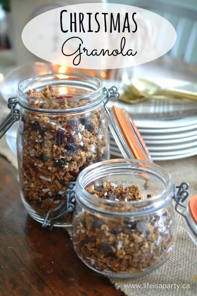 Christmas Granola - Life is a Party