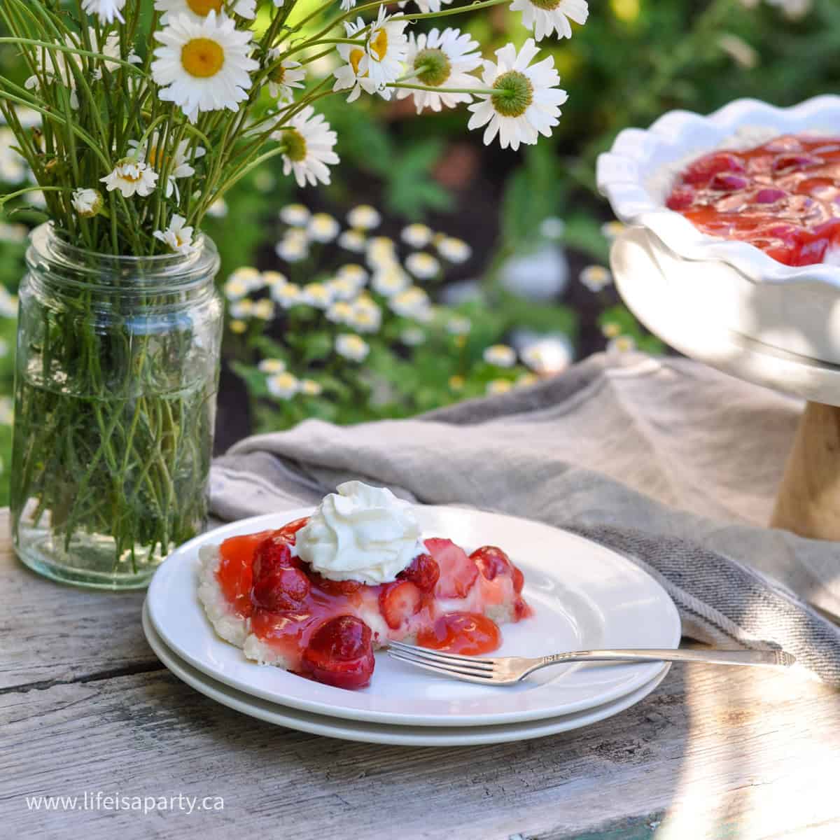 Strawberry cream cheese pie.