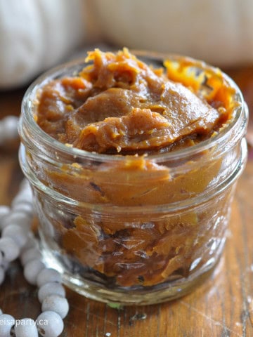 Easy caramel pumpkin butter recipe.