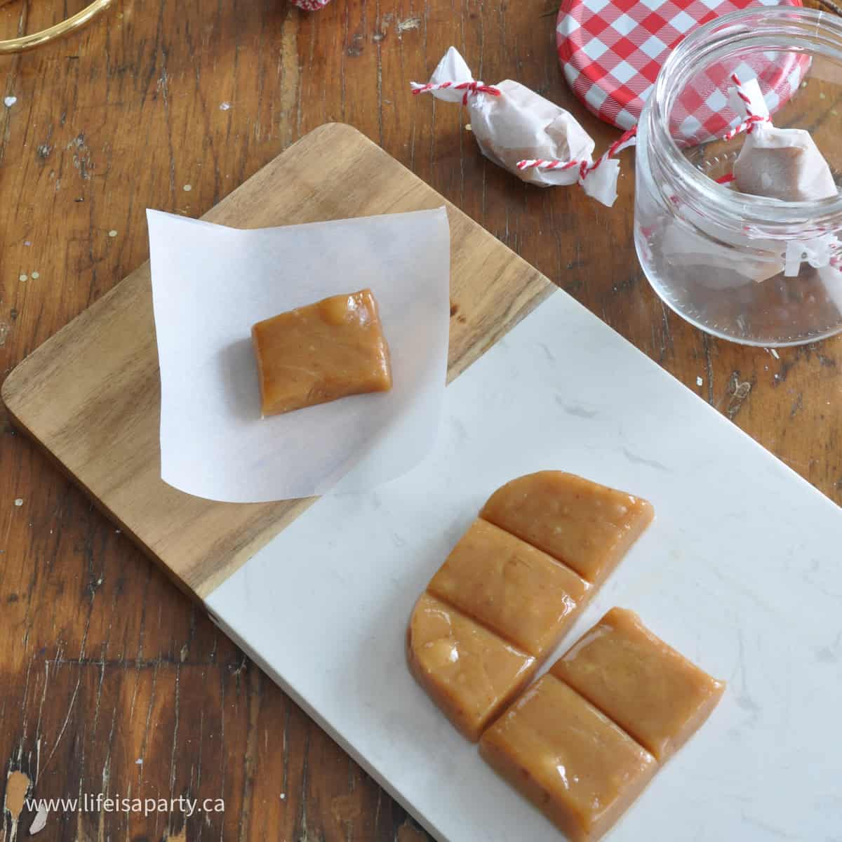 how to make homemade caramels.