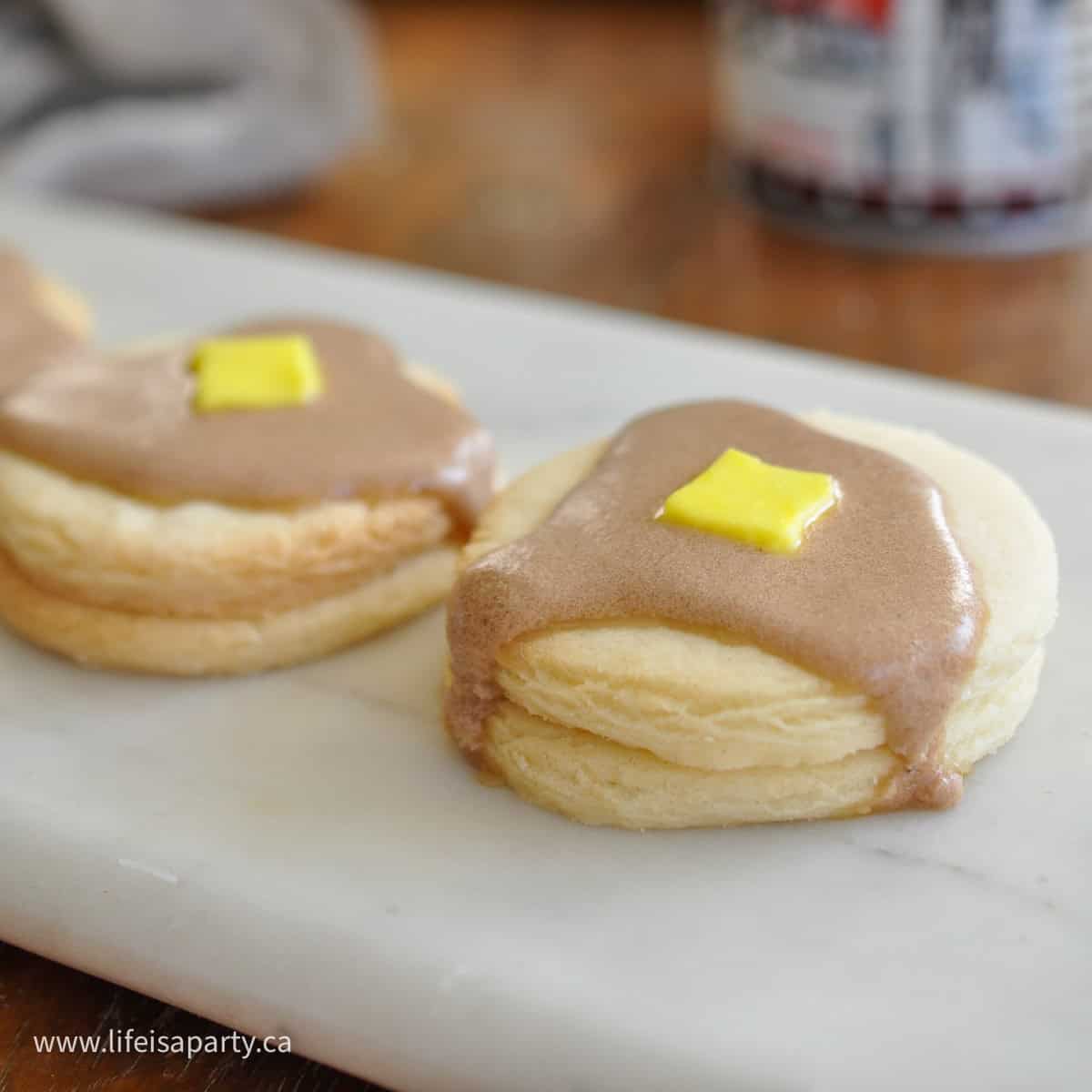 Pancake sugar cookies.