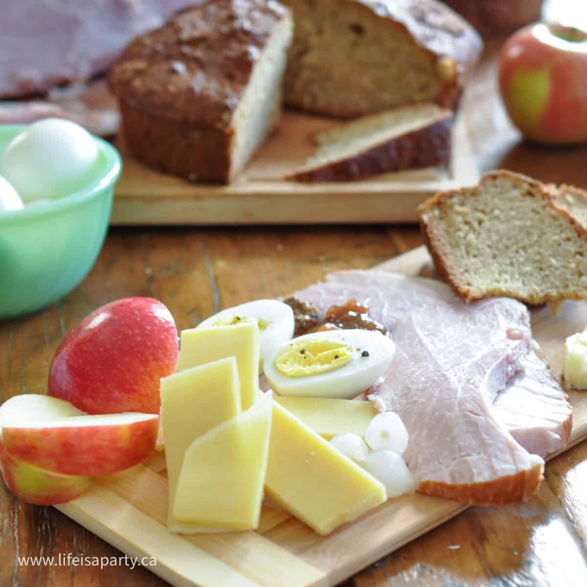 Irish ploughman's lunch.