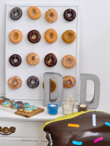 Father's Day donut party ideas.