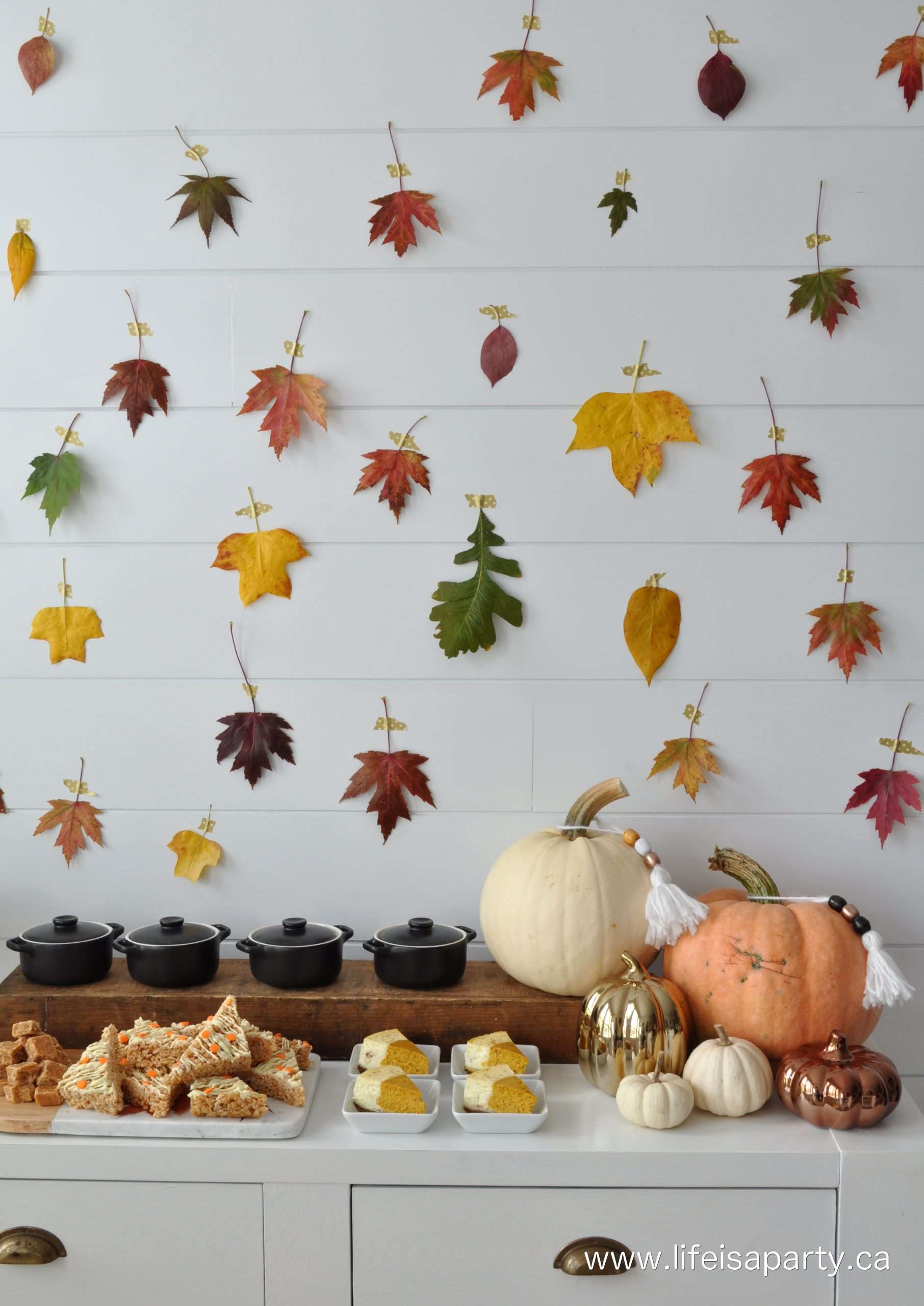 Fall dessert table ideas.