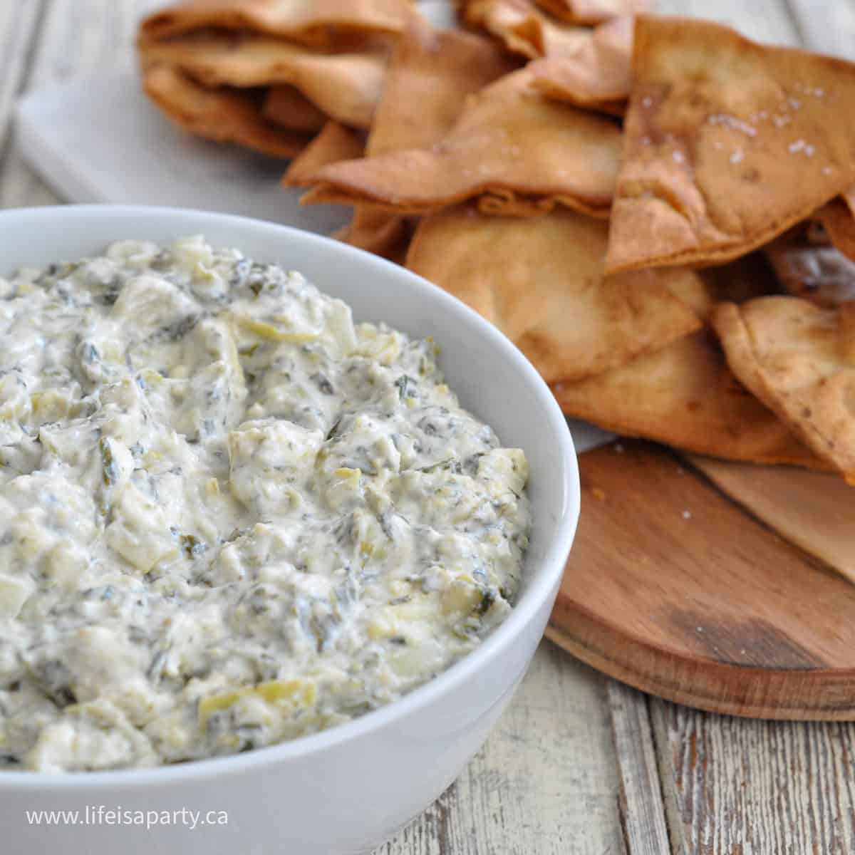 Spinach and artichoke dip.