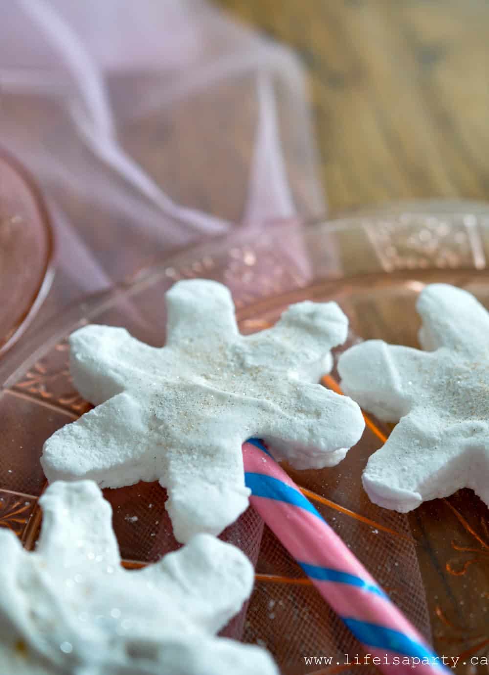 Nutcracker themed foods marshmallow fairy wand.