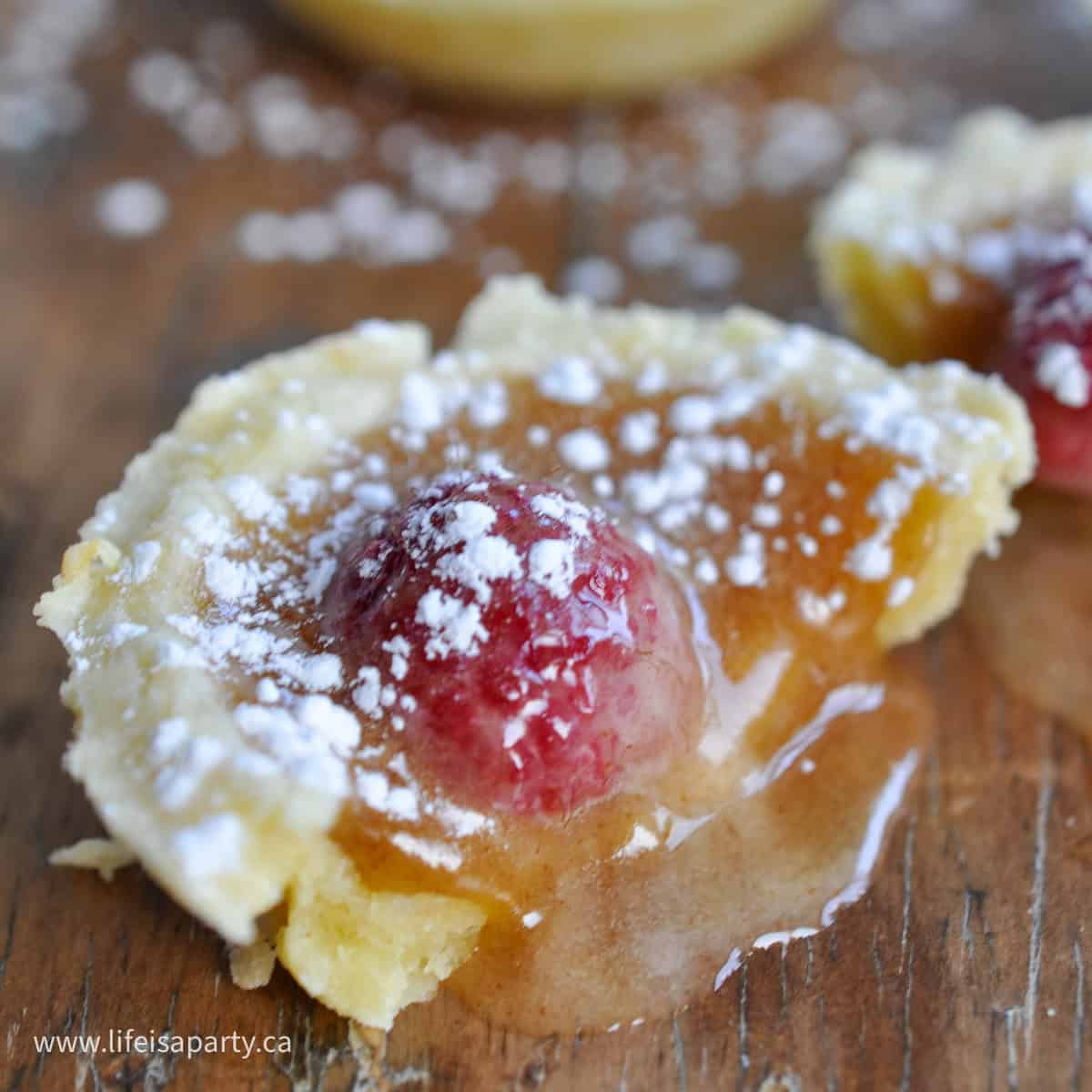 Browned butter raspberry tart recipe.