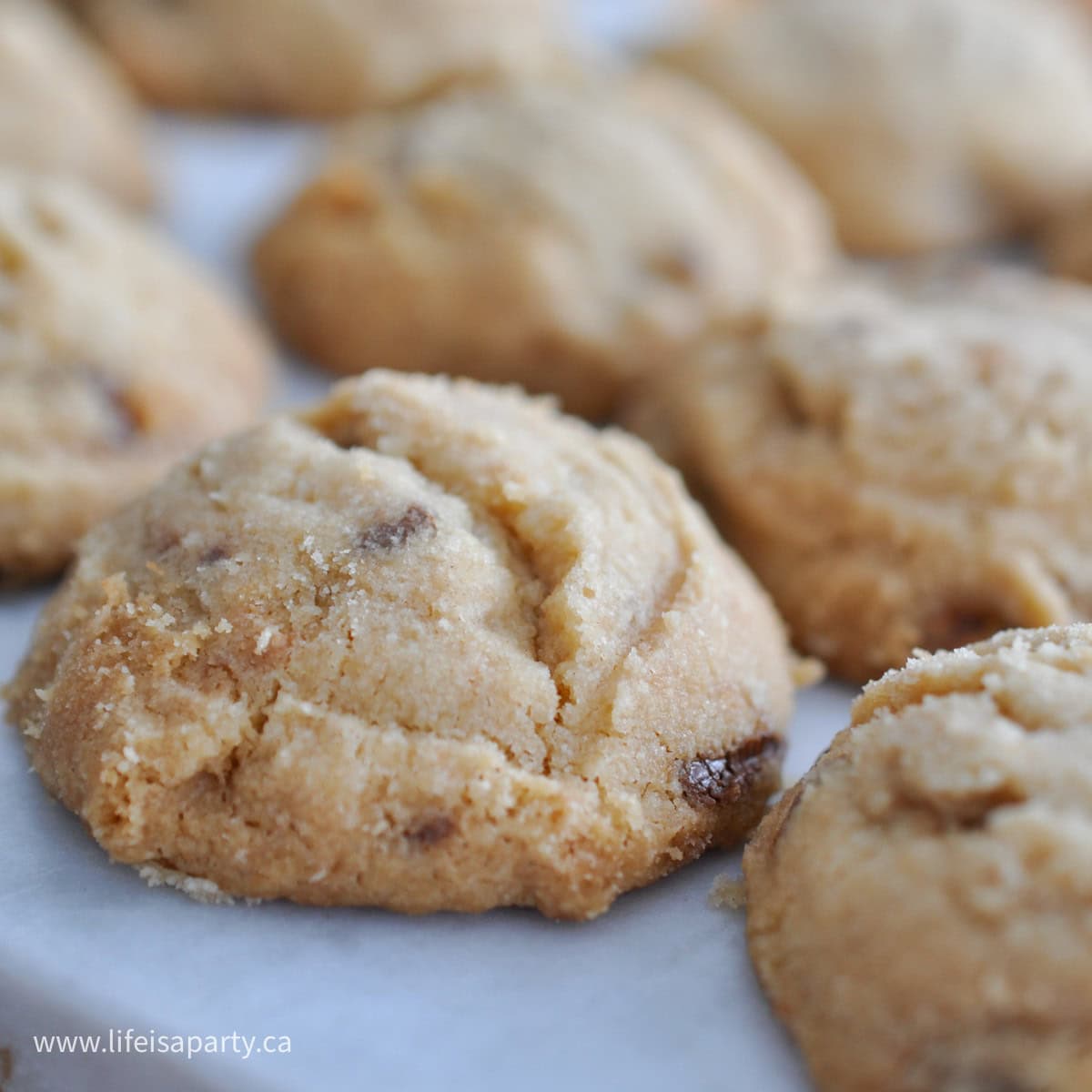 Toblerone shortbread with browned flour.