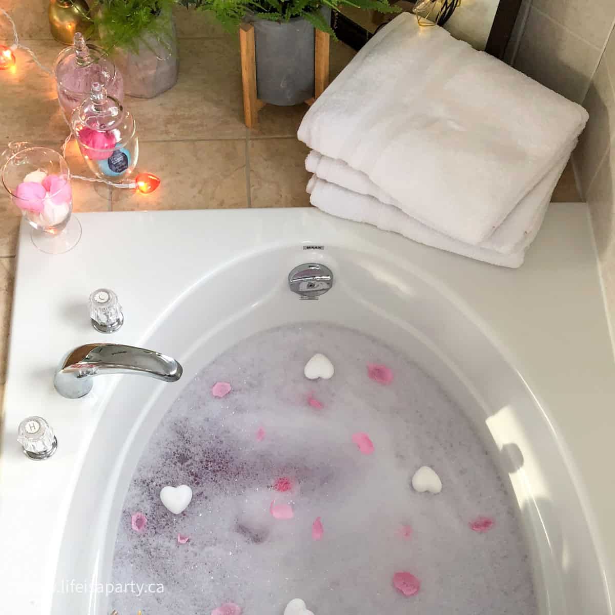 Valentine's Day at home spa