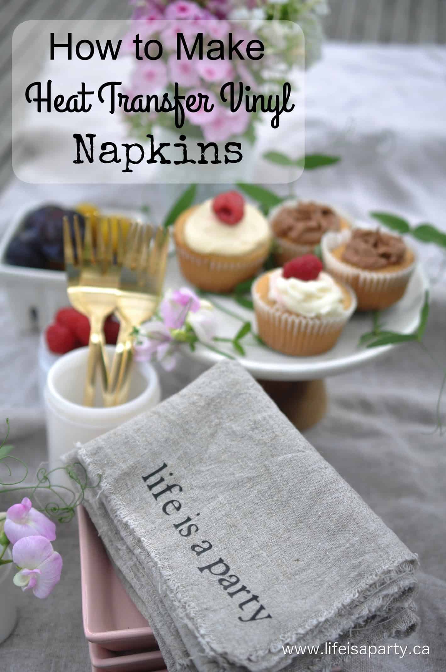 how to make personalized napkins