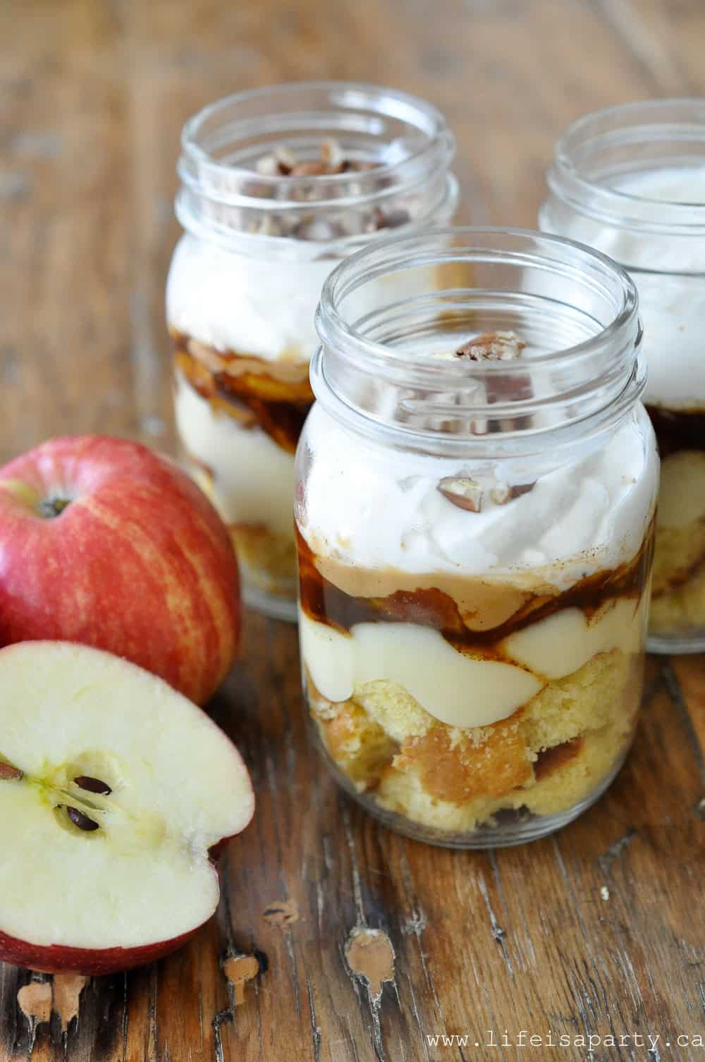 caramel apple trifle