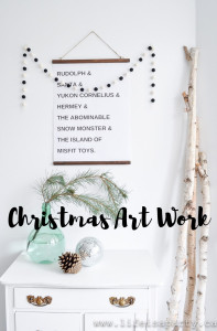 Christmas joy wall art