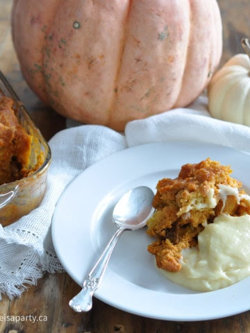 pumpkin bread pudding