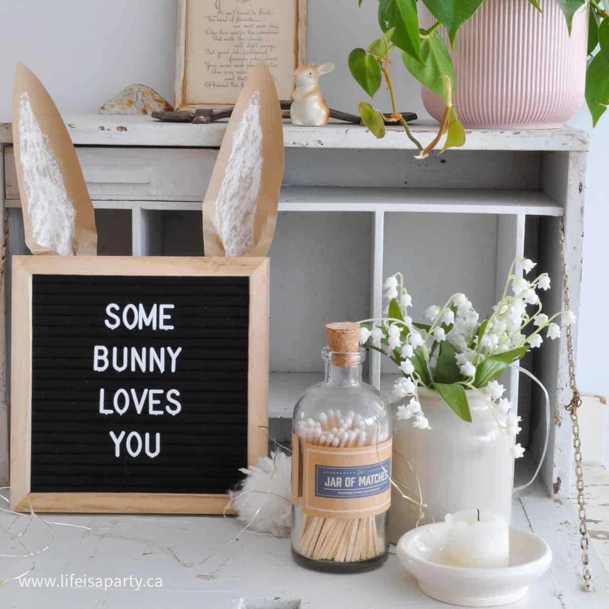 spring letter board ideas