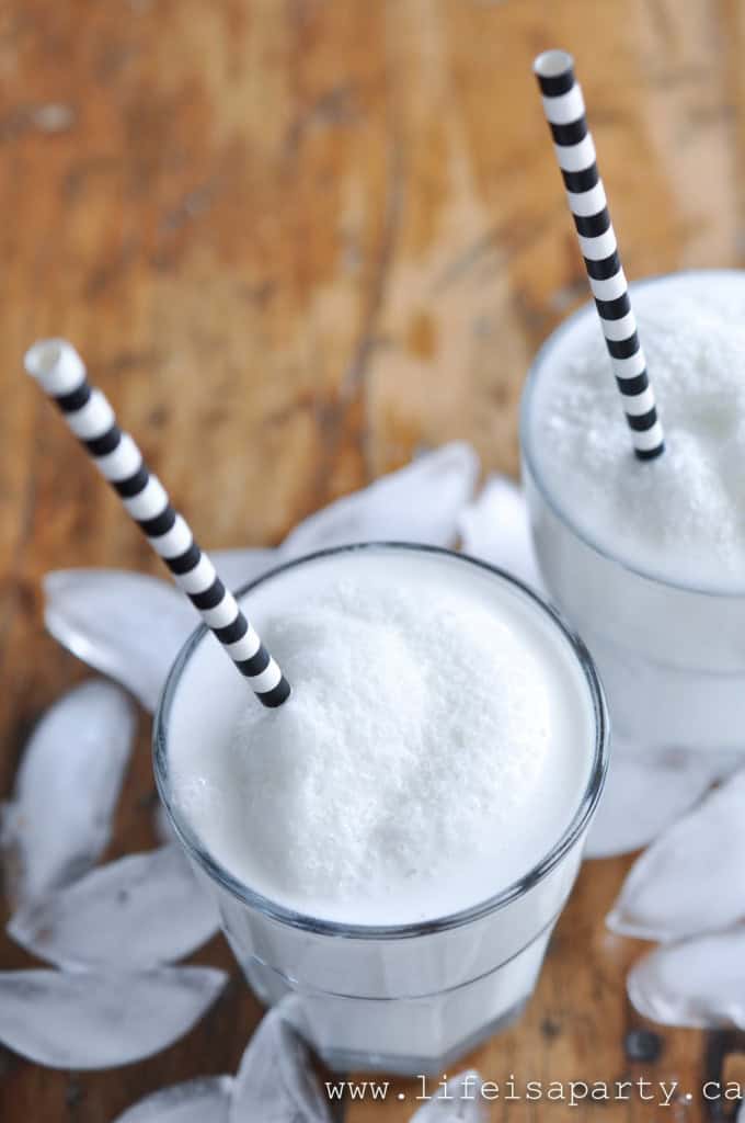 Easy Coconut Milkshake Recipe - Life is a Party