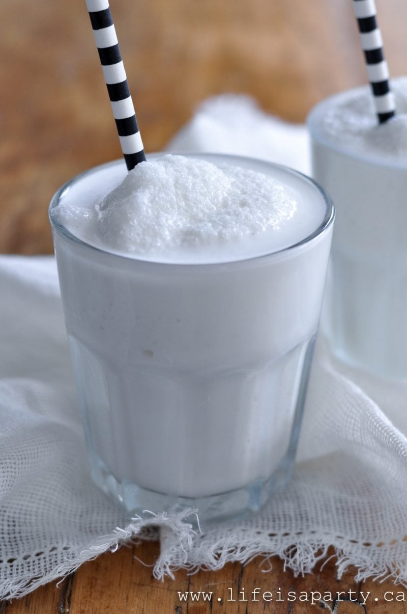 Easy Coconut Milkshake Recipe - Life is a Party