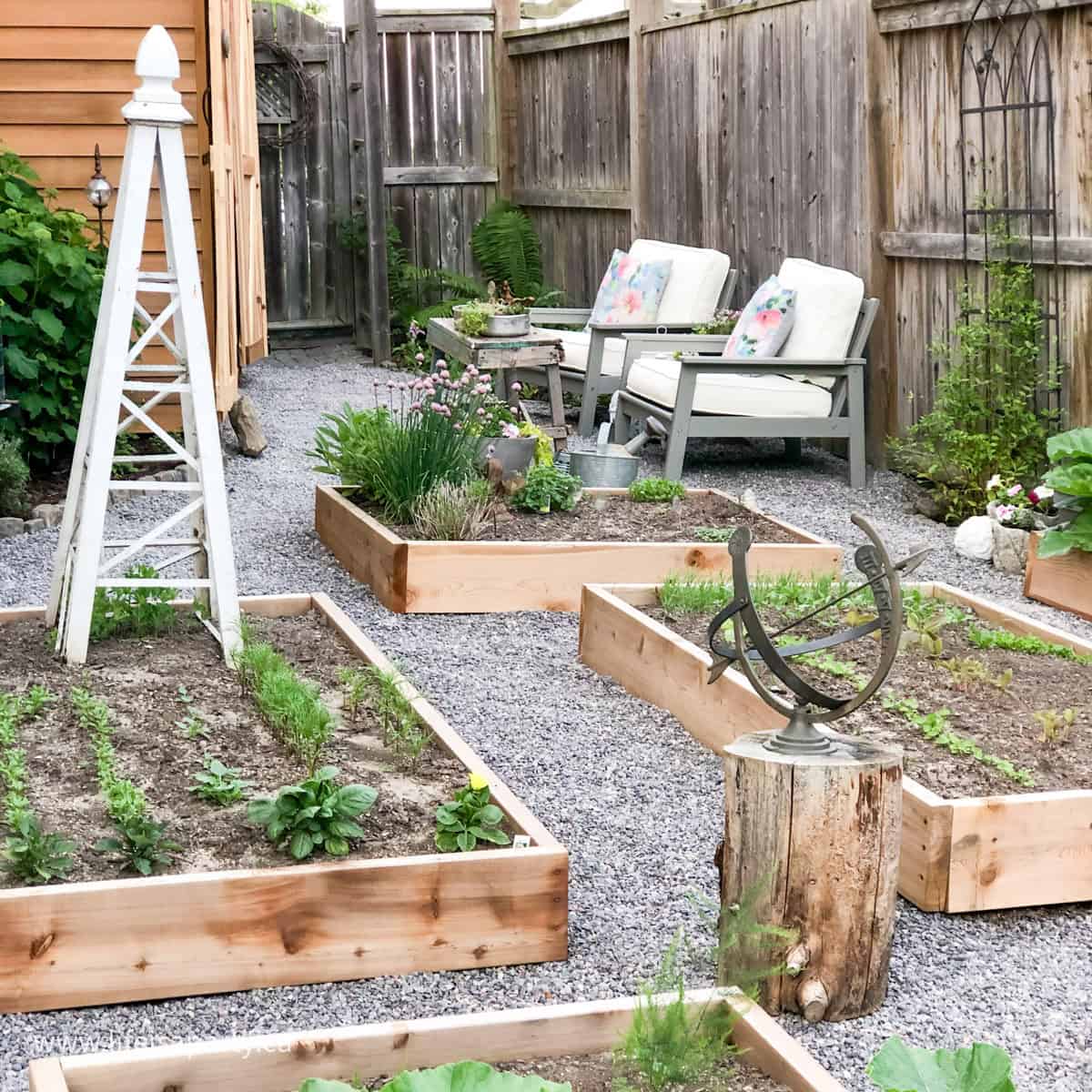 how to make a portager garden