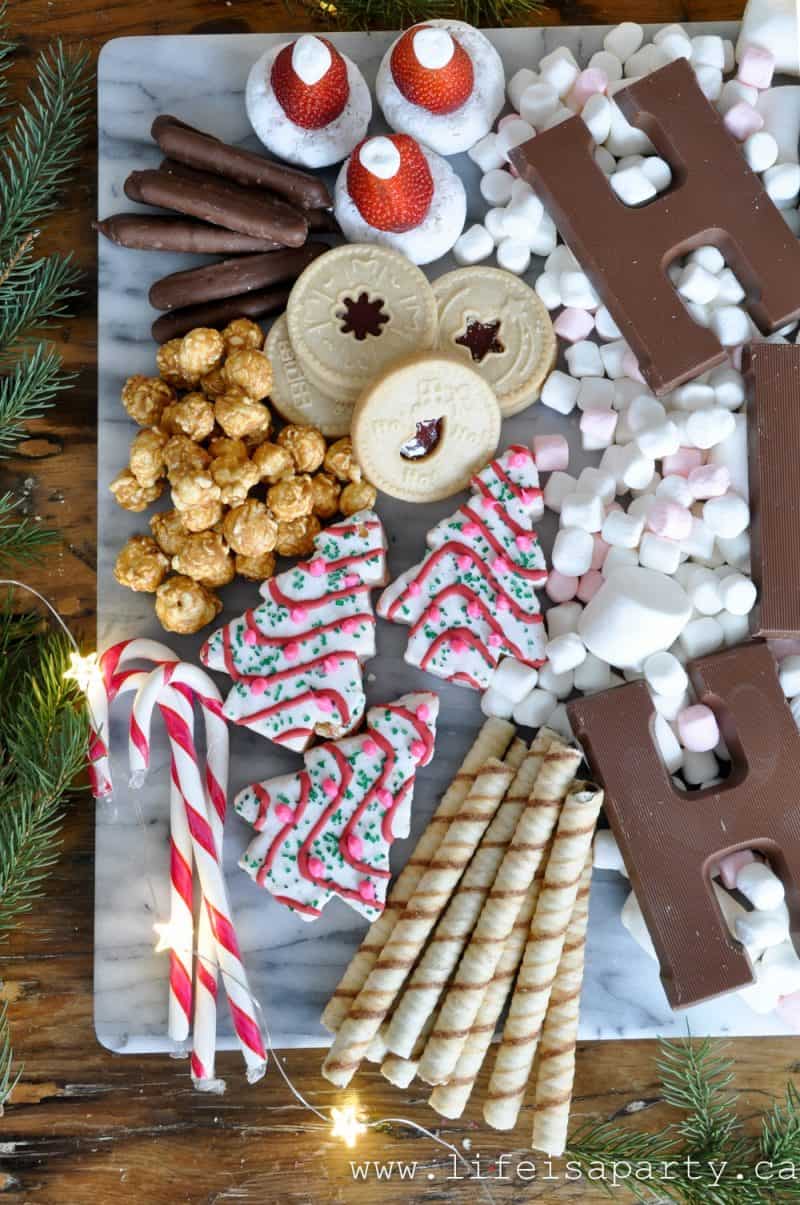 Christmas Dessert Board - Life is a Party